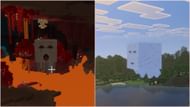 Similar to regular ghasts, happy ghasts could shoot some ranged projectiles to attack others (Image via Sportskeeda Gaming // Mojang Studios)